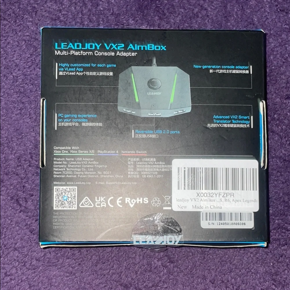 VX2 AimBox Multi-Platform Console Adapter - Black and Green